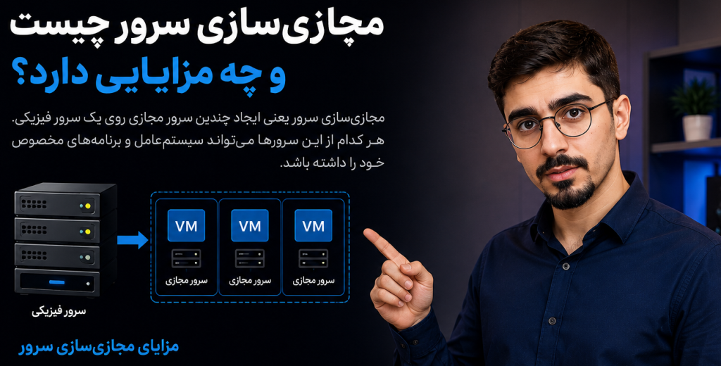 مجازی‌سازی سرور چیست و چه مزایایی دارد؟